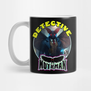 Detective Mothman Flying Humanoid Moth Crime Fighter Monster 2 Mug